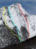 mt. Rondinaio S-E , vie